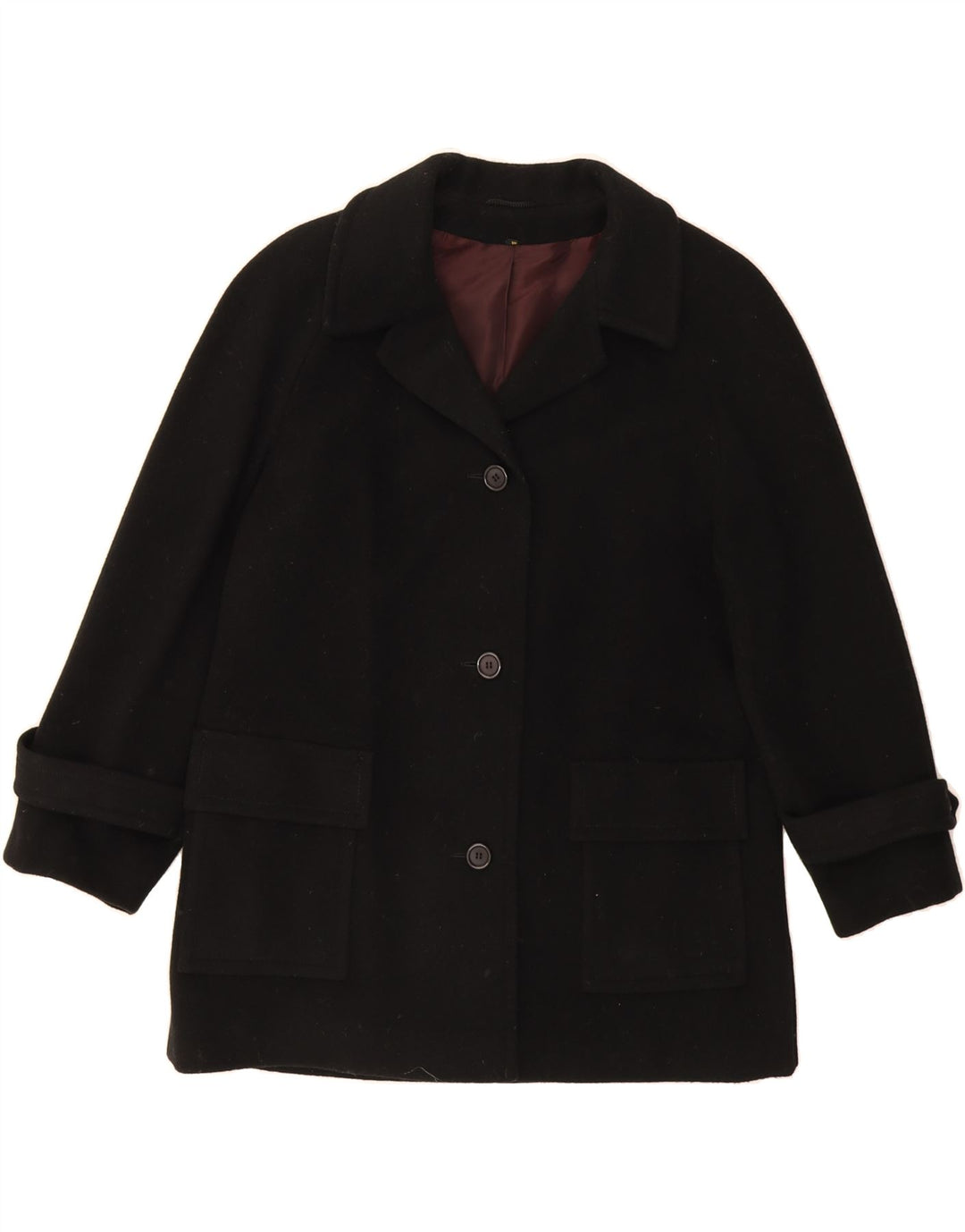 LAMPERT Womens Overcoat UK 18 XL Black Vintage Lampert and Second-Hand Lampert from Messina Hembry 