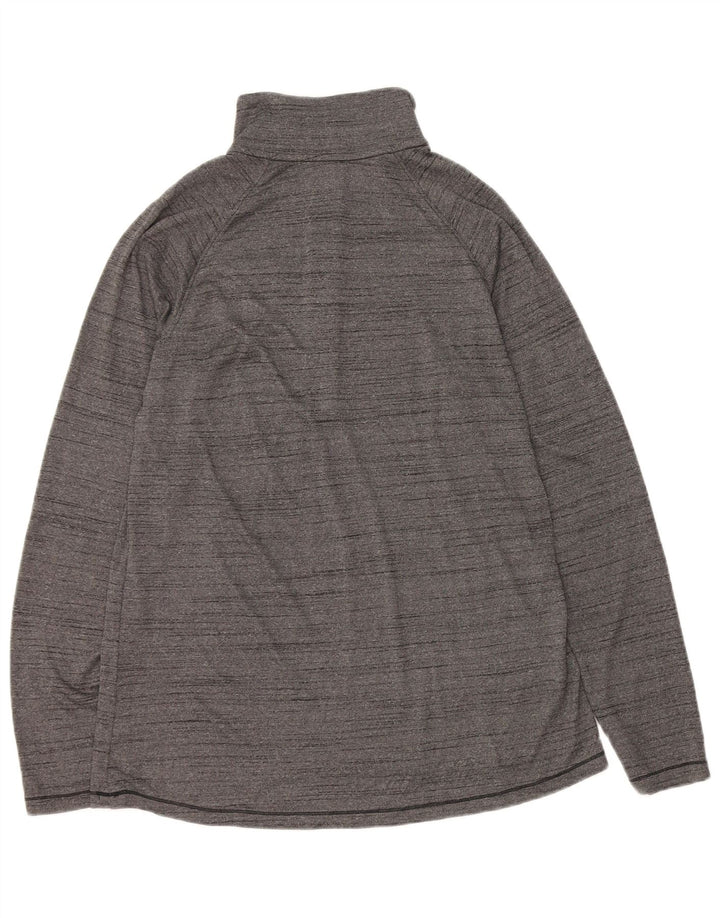 UNDER ARMOR Herre Heat Gear Zip Neck Pullover Træningsdragt Top Medium Grå