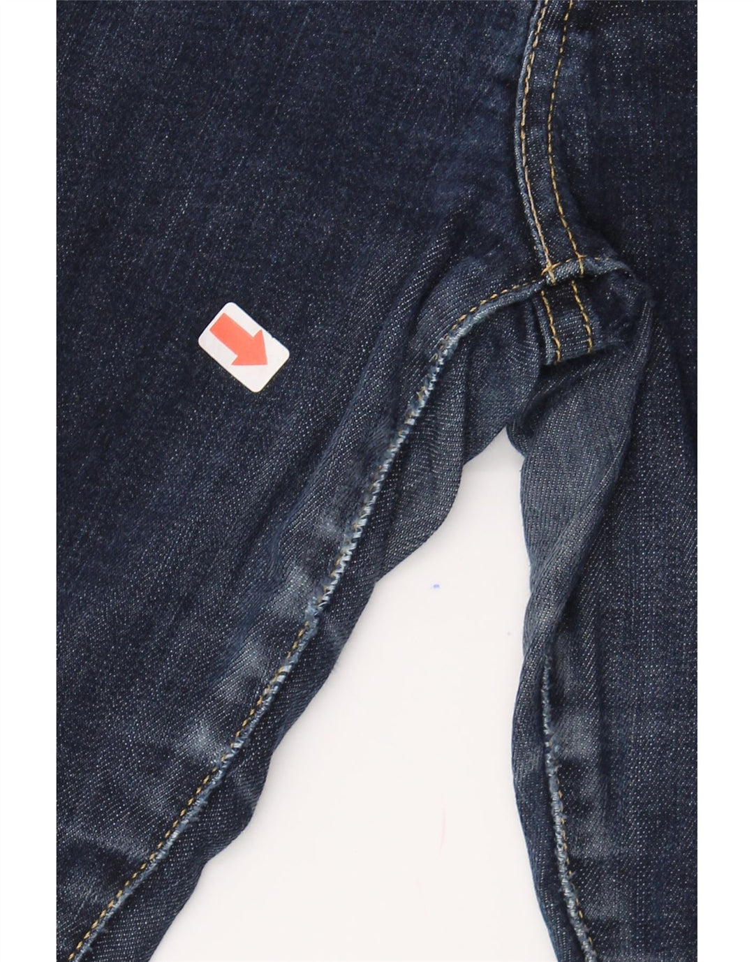 LEVI'S Womens Slight Curve Slim Jeans W31 L29 Navy Blue Cotton Vintage Levi's and Second-Hand Levi's from Messina Hembry 