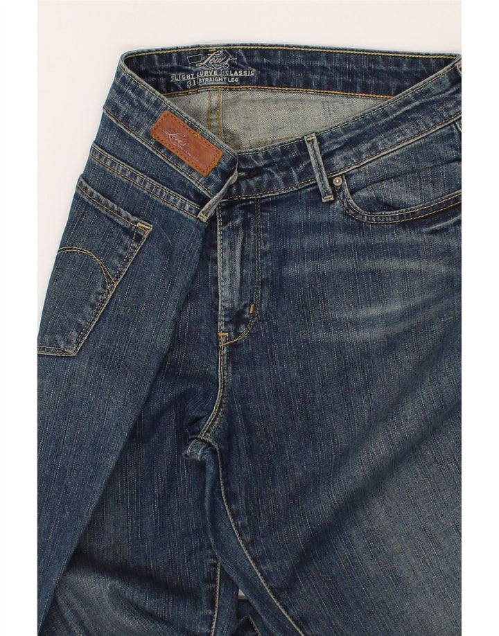 LEVI'S Womens Slightly Curvy Classic Fit Straight Jeans W31 L33 Blue Vintage Levi's and Second-Hand Levi's from Messina Hembry 