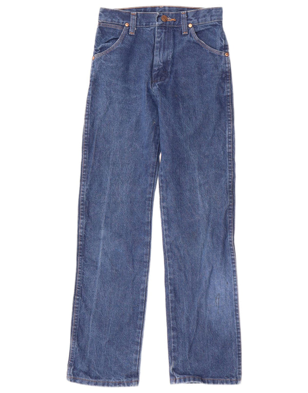 Wrangler Boys Slim Jeans 13-14 Years W24 L28 Blue Cotton