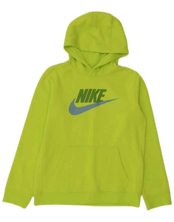 Nike Boys Graphic Hoodie Džemper 13-14 godina XL Zeleni pamuk