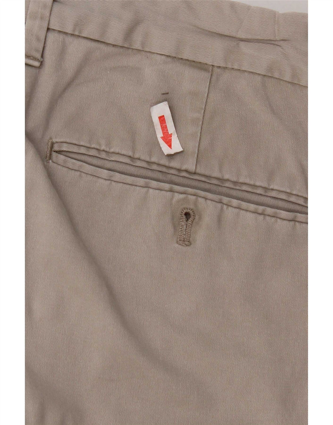 Calvin Klein Mens Straight Chino Trousers W36 L32 Grey