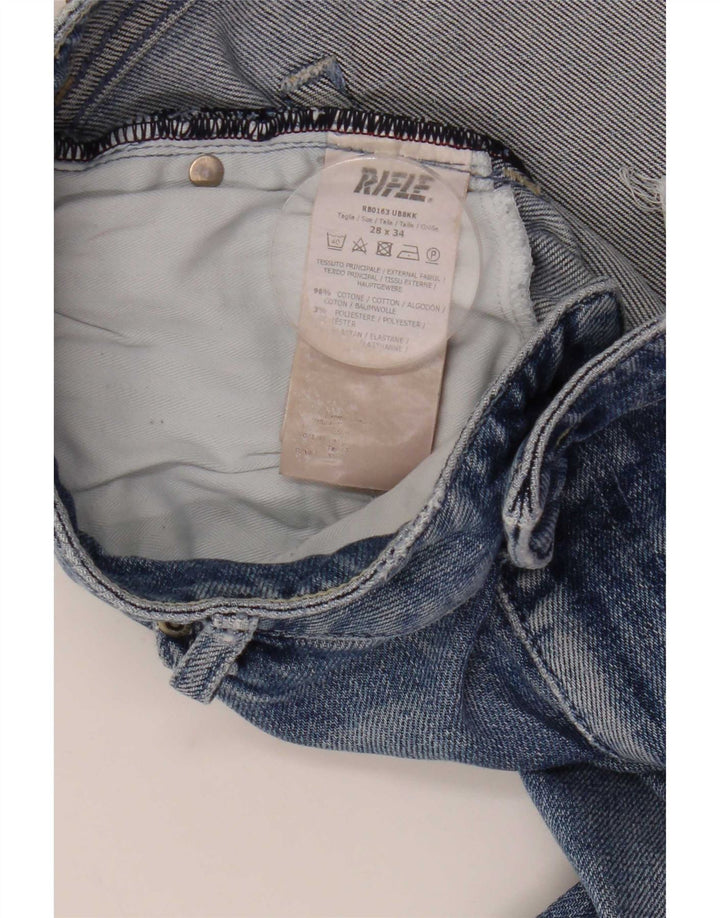 Rifle Dame Bootcut Jeans W28 L34 Blå Bomuld