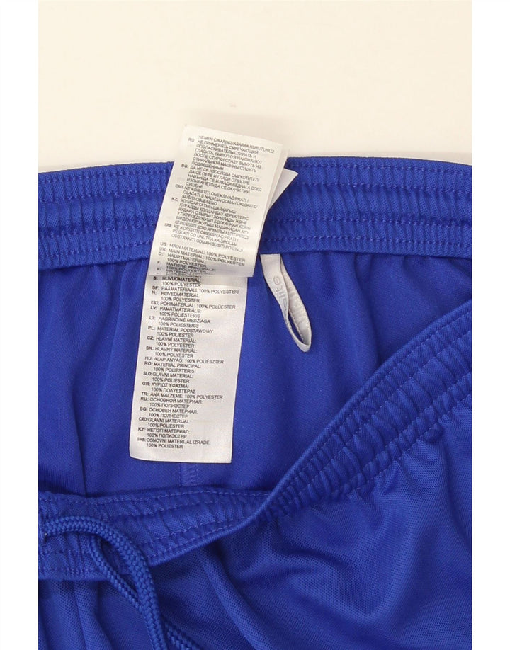 Adidas Mens Climalite Sport Shorts Medium  Blue Polyester
