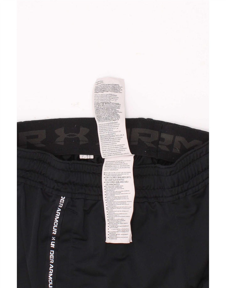 Under Armour Boys Graphic Sport Shorts 7-8 Years Small Black Polyester