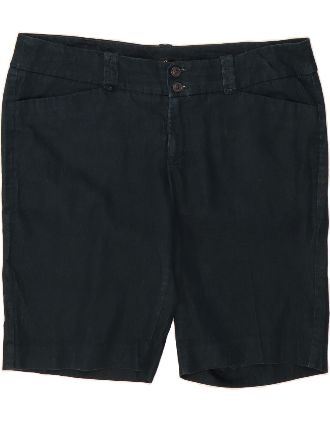 MOSSIMO Womens Casual Shorts US 12 Large W34 Navy Blue Cotton Vintage Mossimo and Second-Hand Mossimo from Messina Hembry 