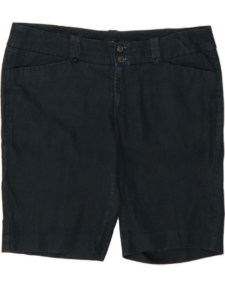 MOSSIMO Womens Casual Shorts US 12 Large W34 Navy Blue Cotton Vintage Mossimo and Second-Hand Mossimo from Messina Hembry 