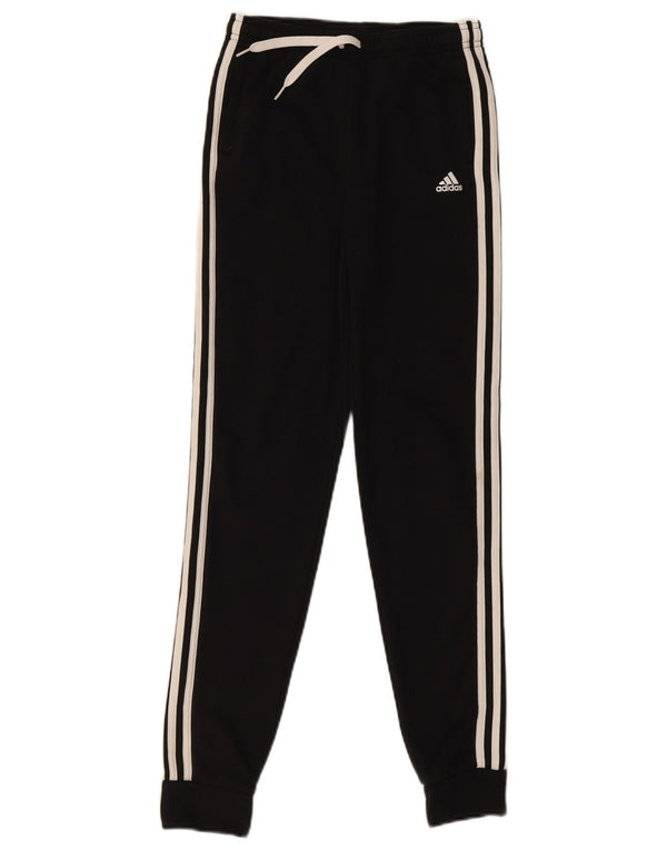 Adidas Mädchen-Trainingshose, Jogginghose, 13–14 Jahre, W24, L29, schwarze Baumwolle