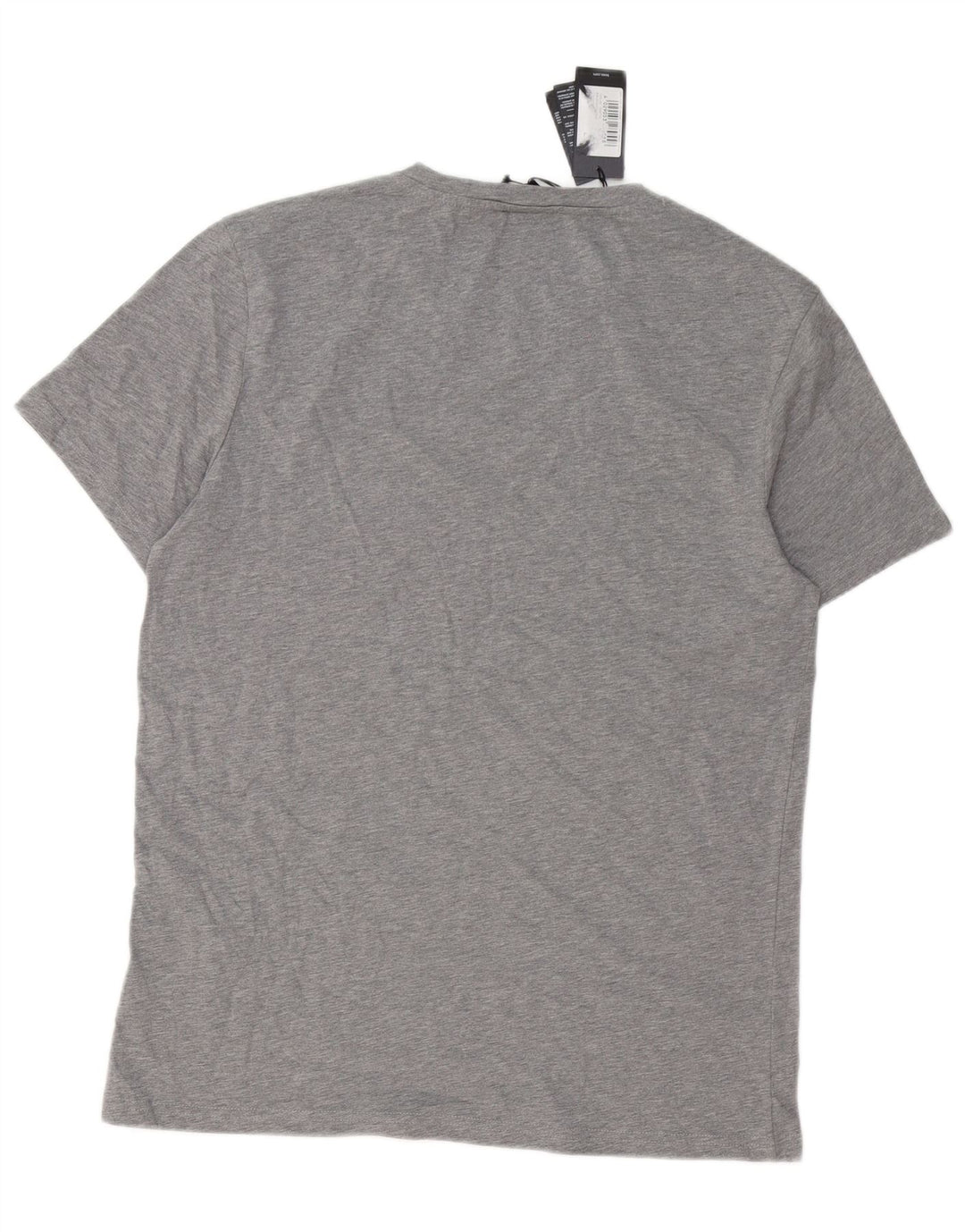 Hugo Boss Mens Graphic T-Shirt Top Large Grey Cotton