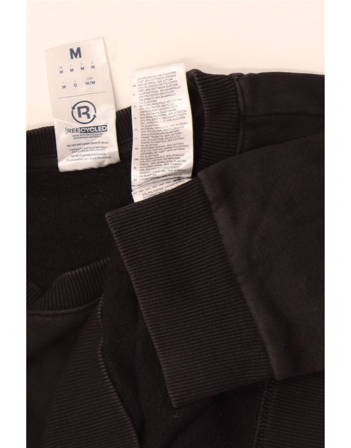 Pulover Reebok pentru bărbați, bumbac mediu negru