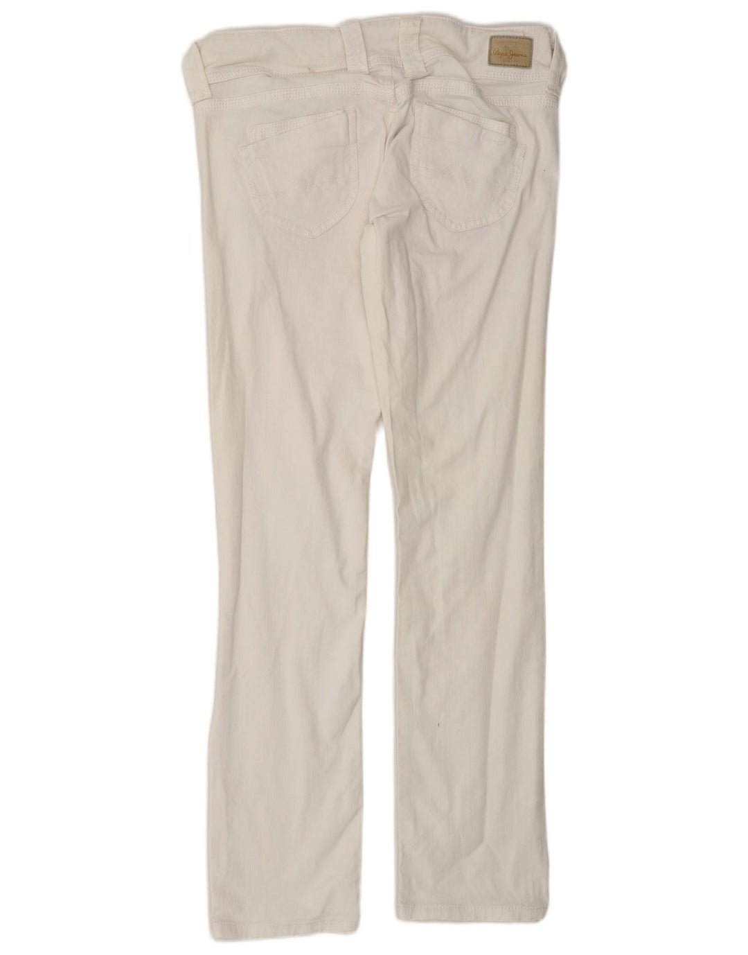 PEPE Jeans Womens Venus Slim W28 L32 White Cotton