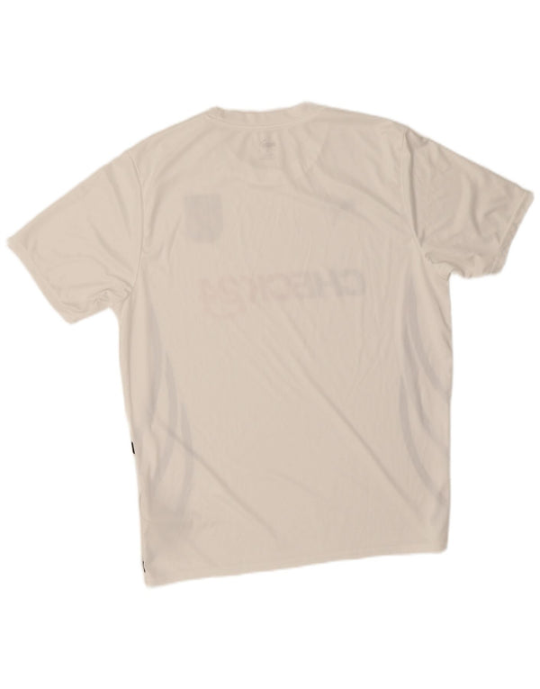 Γραφικό T-Shirt Puma Mens Deutshland Top Large White Polyester