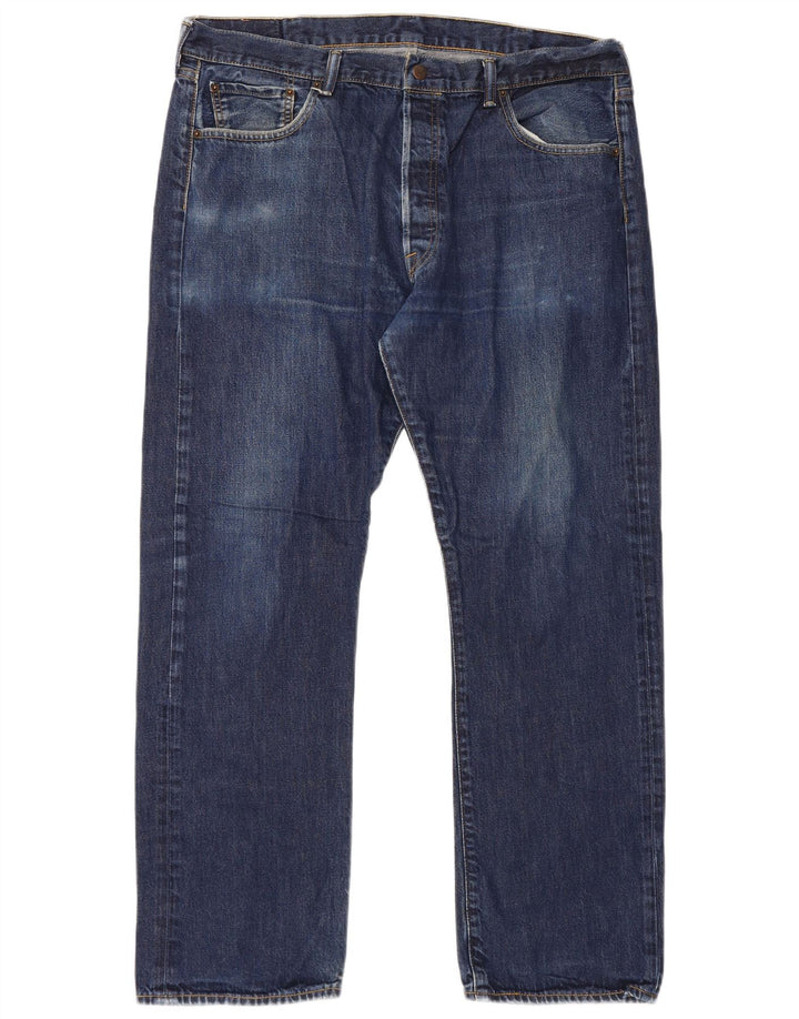 Levi's Mens 501 Straight Jeans W40 L32 Navy Blue