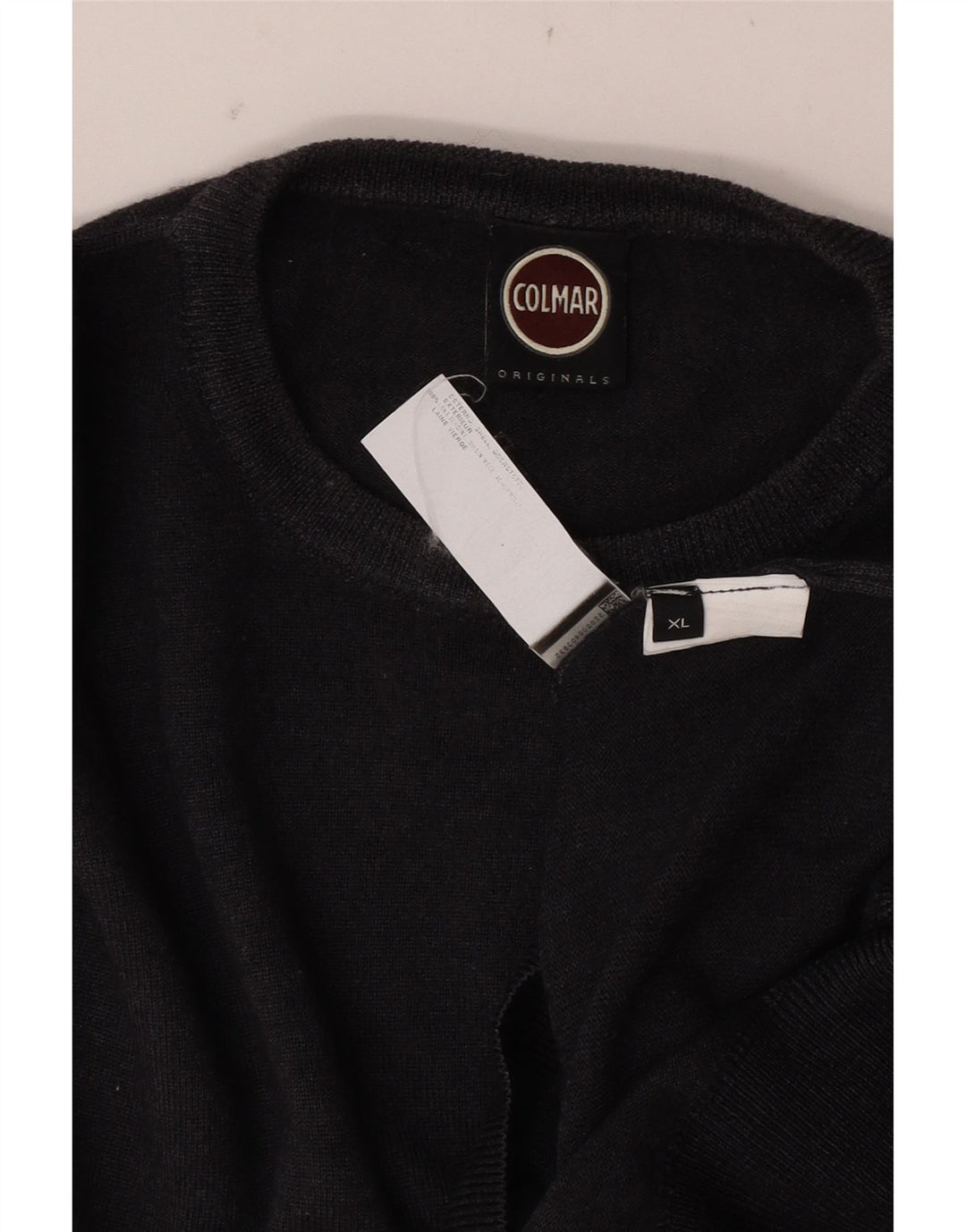 Colmar Mens Crew Neck Jumper Sweater XL Grey Virgin Wool