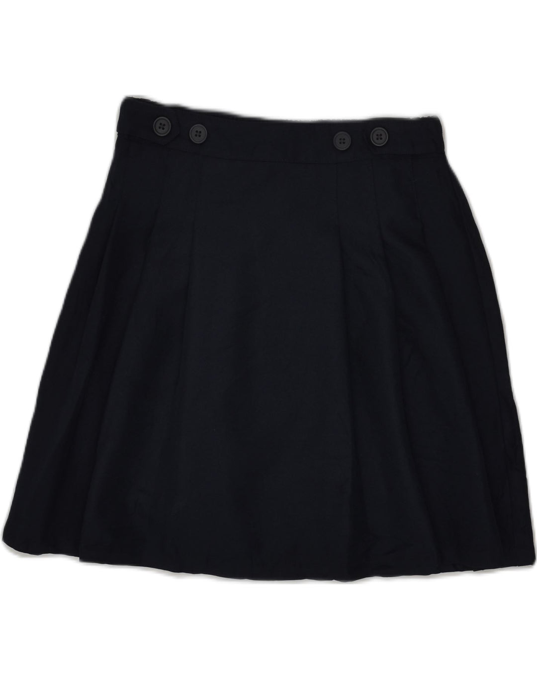 CHAPS Girls A-Line Skirt 15-16 Years W26 Navy Blue Polyester | Vintage Chaps | Thrift | Second-Hand Chaps | Used Clothing | Messina Hembry 