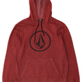 Felpa con cappuccio grafica da uomo Volcom, cotone marrone medio medio