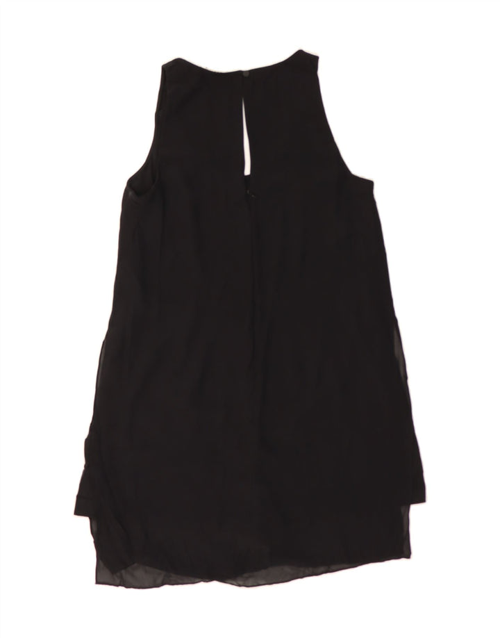 DKNY Womens Sleeveless Basic Dress US 8 Medium Black Polyester Vintage Dkny and Second-Hand Dkny from Messina Hembry 
