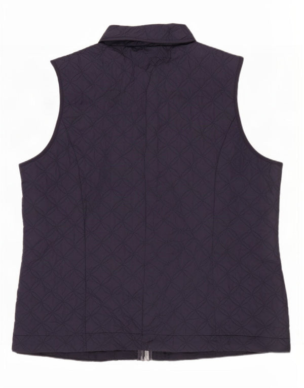 Marks & Spencer Chaleco acolchado para mujer UK 18 XL Poliéster azul marino