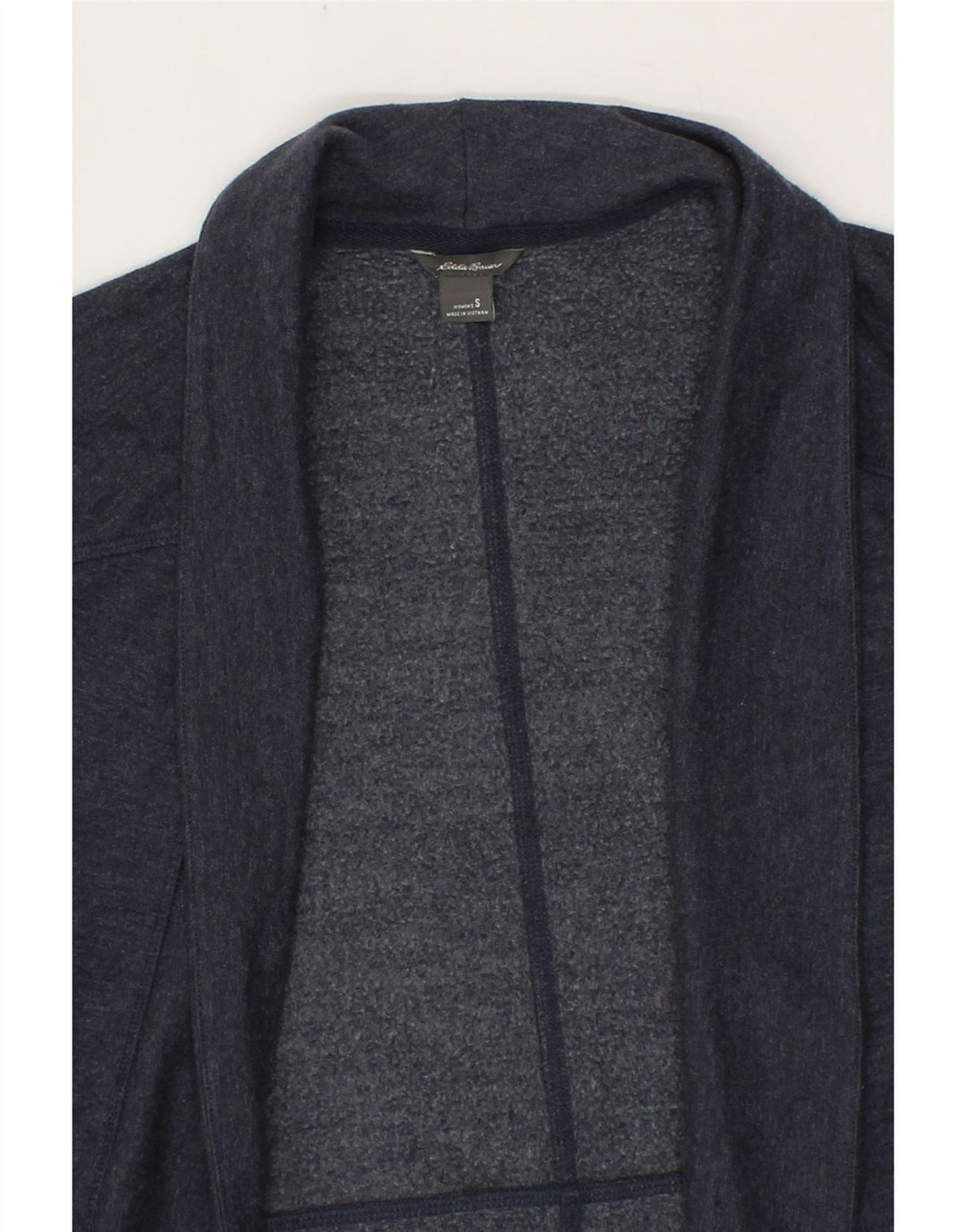 EDDIE BAUER Womens Oversized Open Cardigan Sweater UK 10 Small Navy Blue Vintage Eddie Bauer and Second-Hand Eddie Bauer from Messina Hembry 