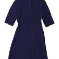 Hobbs Dame A-Line Kjole UK 4 XS Navy Blue Polyester