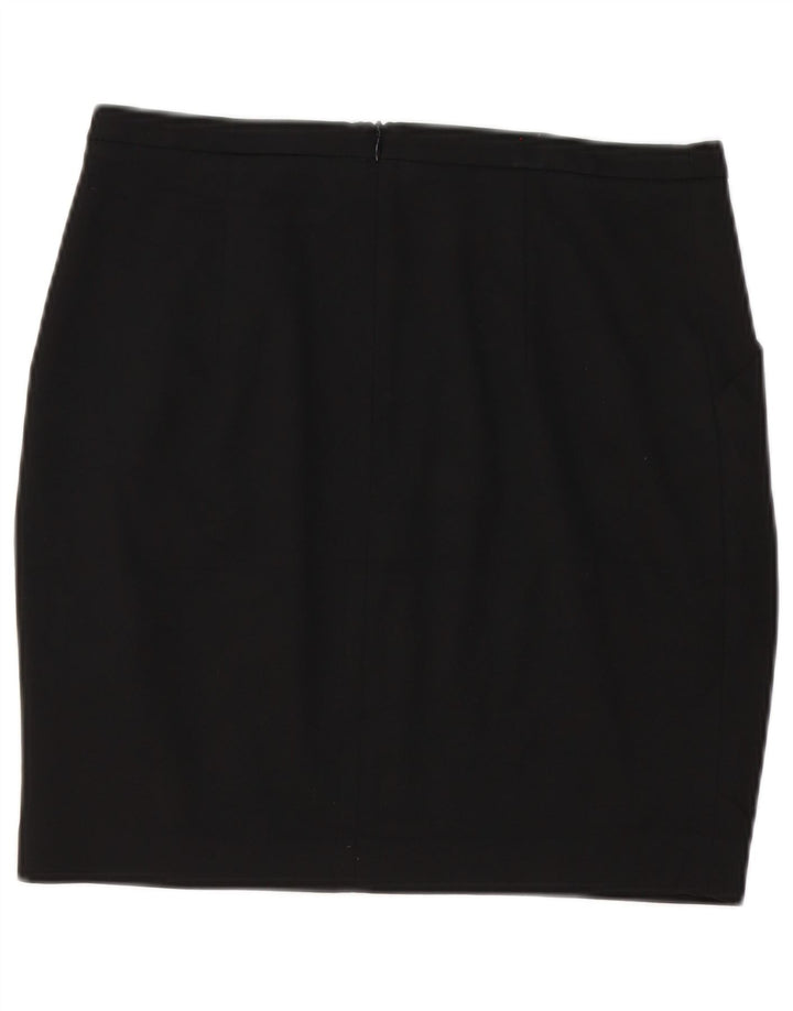 Zara Damen Bleistiftrock Medium W28 Schwarz
