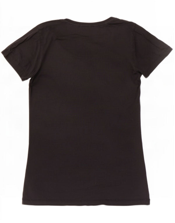 T-shirt grafica da donna Diesel Top UK 8 Small Nera