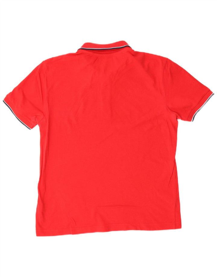 KAPPA Mens Polo Shirt Large Red Cotton