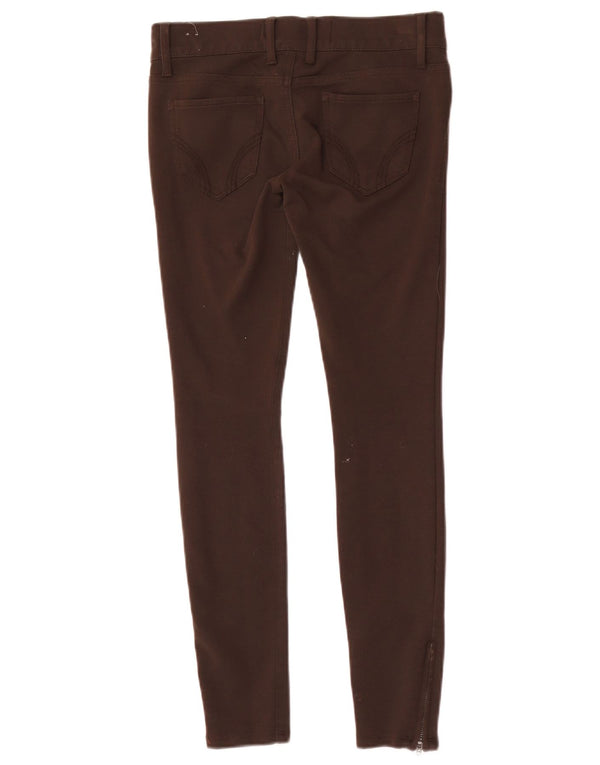 Hollister Γυναικείο Skinny Casual Παντελόνι US 0 XS W28 L27 Καφέ