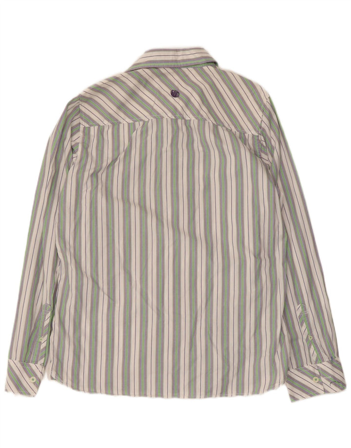Camicia da uomo Fat Face in cotone a righe multicolori medie