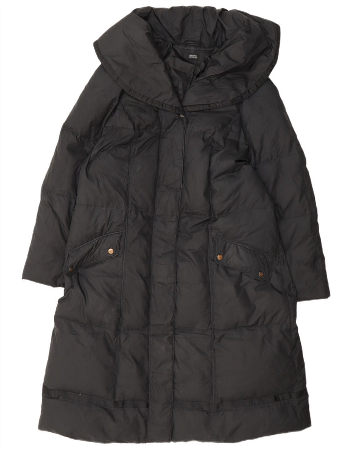 Marks & Spencer Damen Wattierter Mantel UK 22 3XL Schwarz Polyester