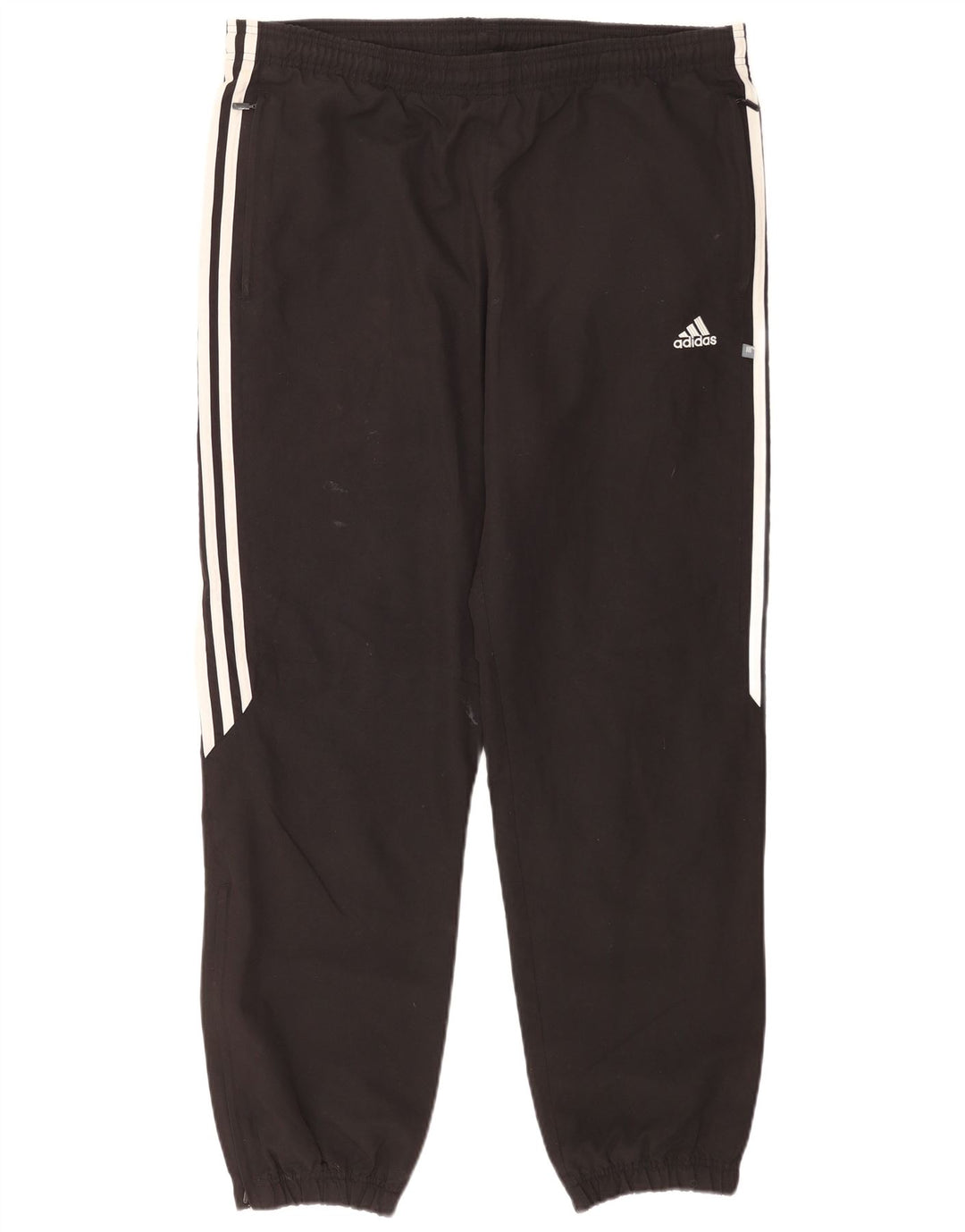 Adidas Mens Tracksuit Trousers Joggers Medium Black Polyester Sports