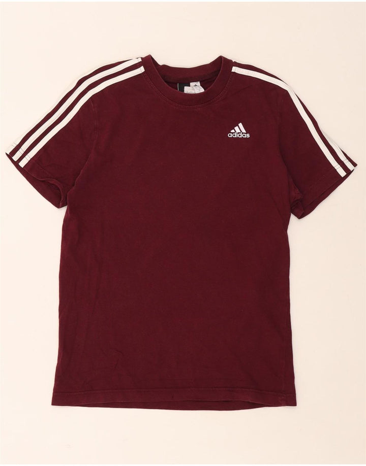 ADIDAS T-Shirt Homme Petit Bordeaux Coton