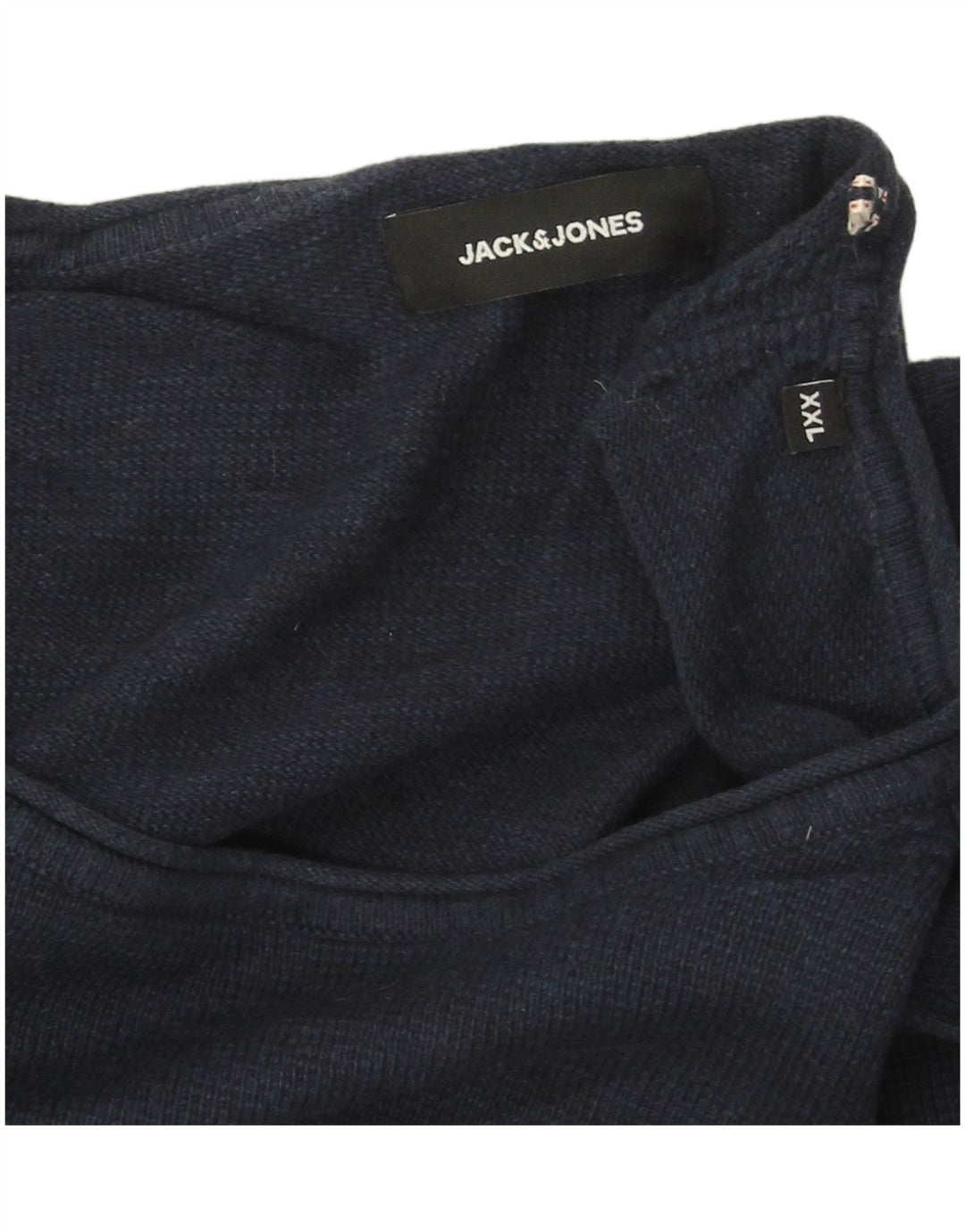 Jack & Jones Mens Top Long Sleeve 2XL Navy Blue