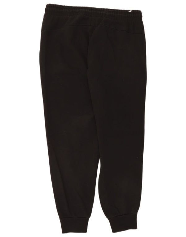 Puma Mens Tracksuit Trousers Joggers Large  Black Cotton