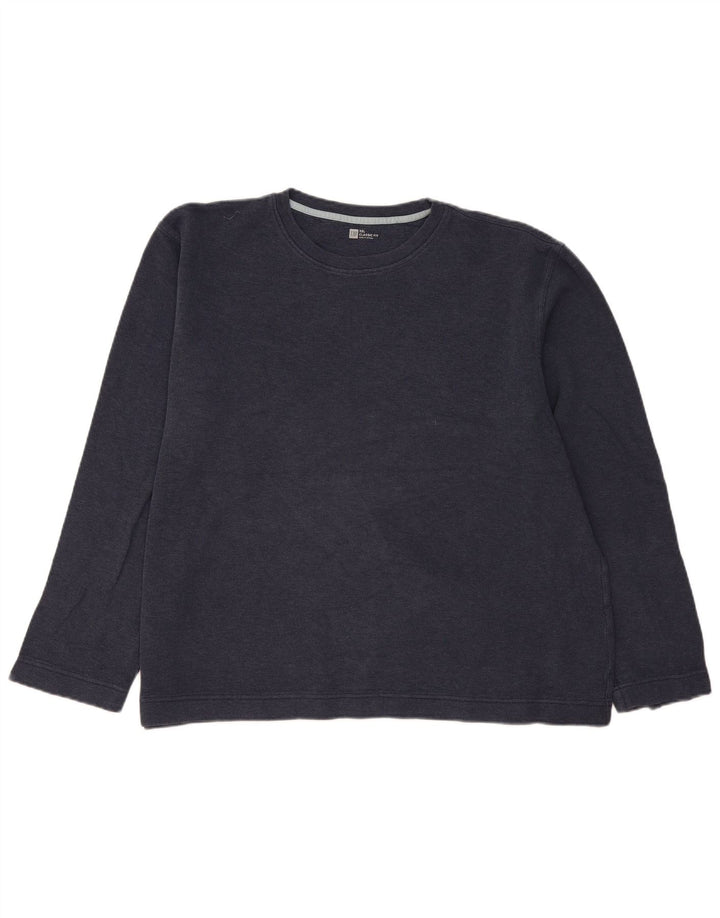 Gap Herren-Oberteil mit klassischer Passform, langärmelig, 2XL, Marineblau