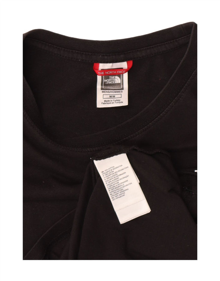 THE NORTH FACE Mens Graphic T-Shirt Top Medium Black Cotton Vintage The North Face and Second-Hand The North Face from Messina Hembry 