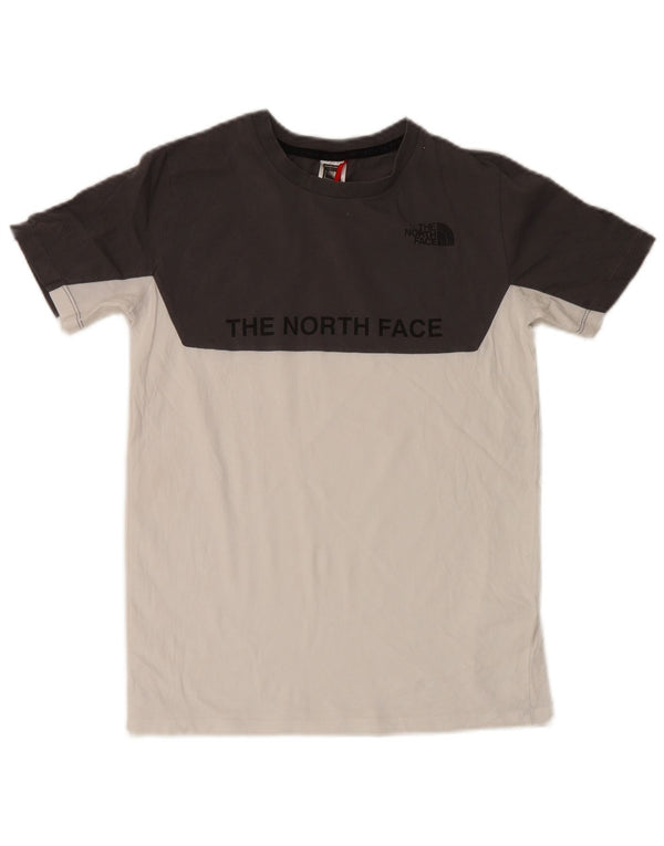 The North Face Boys Grafisk T-Shirt Top 14-15 år XL Hvid Colourblock
