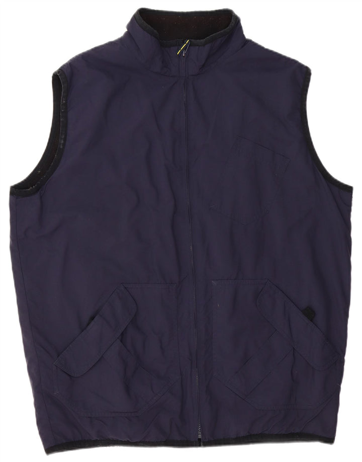 Puma Mens Utility Gilet UK 38 Medio Azul Marino Poliéster