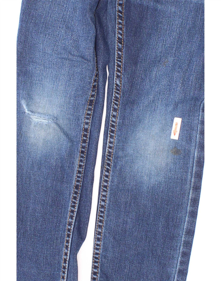 Levi's Boys Straight Jeans 5-6 år W22 L20 Blå Bomuld