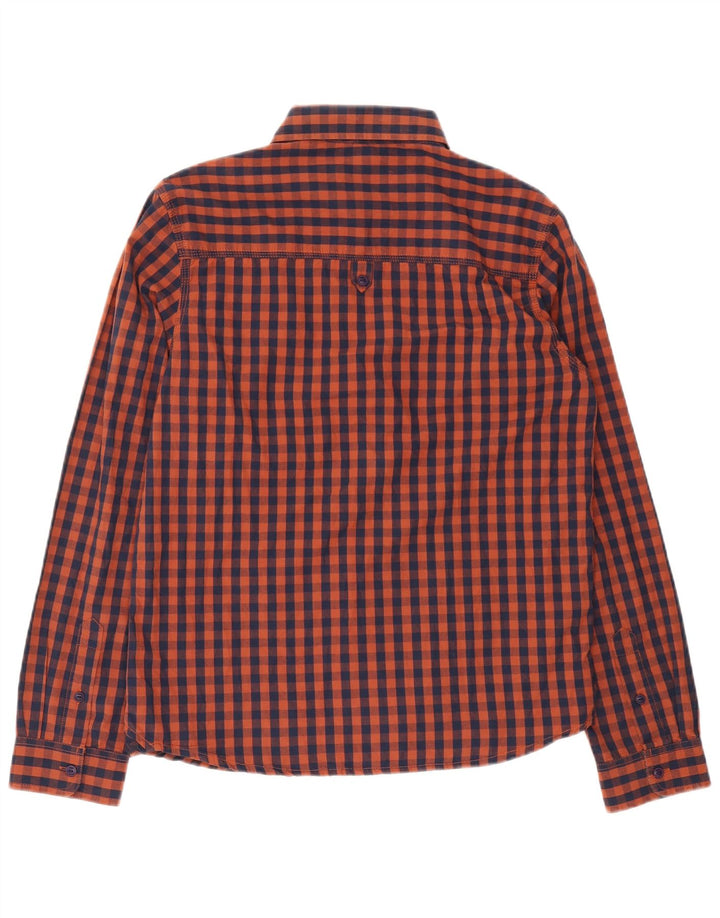 Weird Fish Herreskjorte Medium Brun Gingham Bomuld