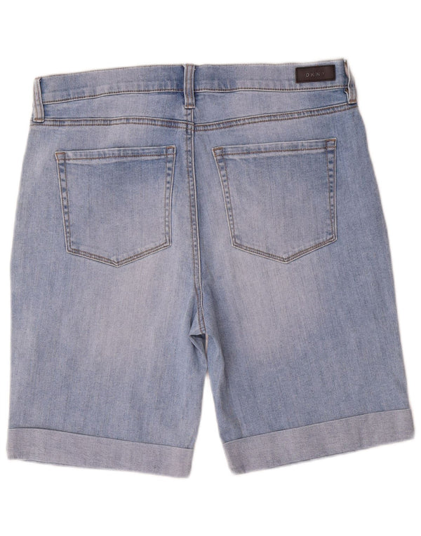 Dkny Damen Jeansshorts US 14 XL W32 Blaue Baumwolle