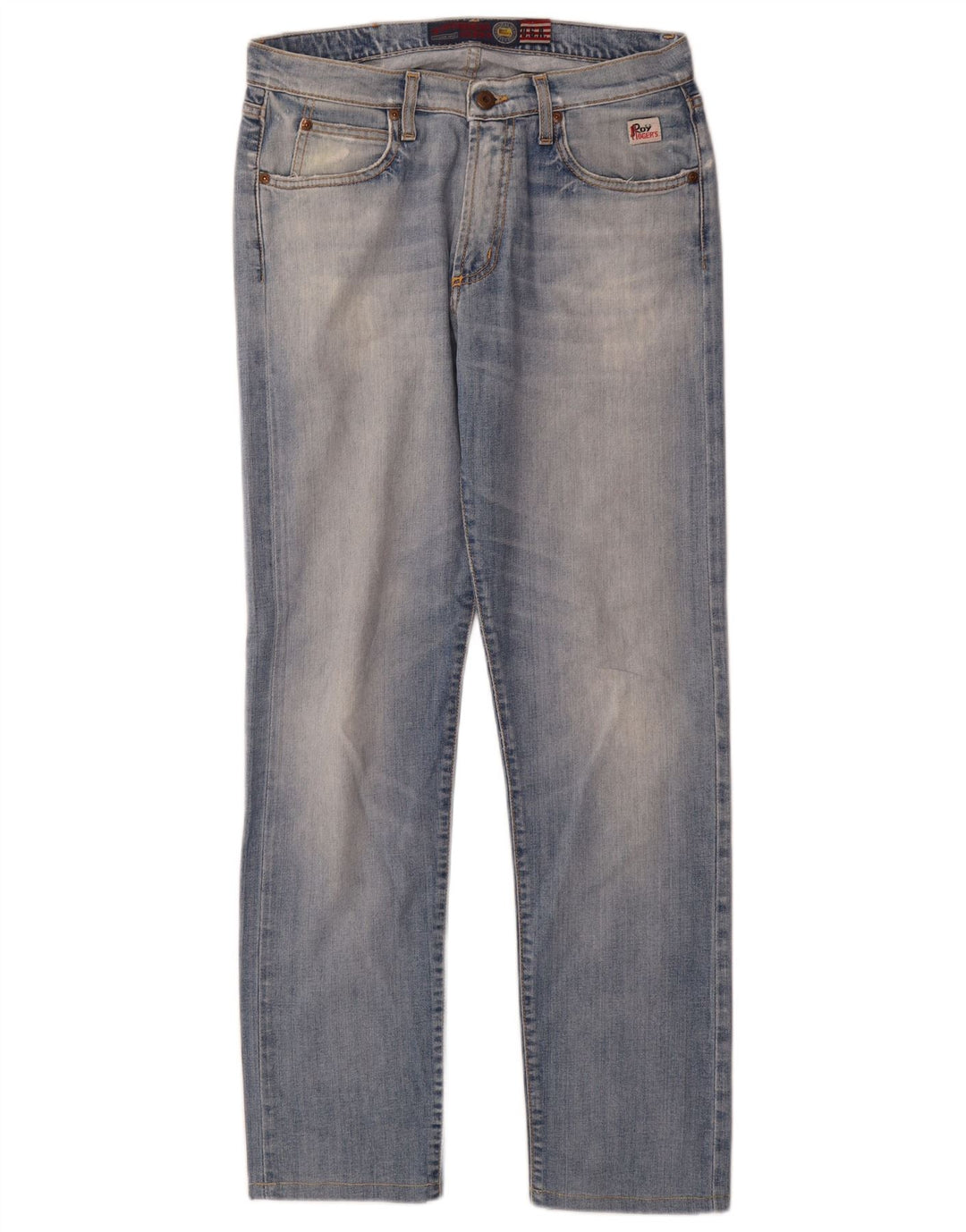 Jeans slim da uomo Roy Rogers W34 L31 cotone blu