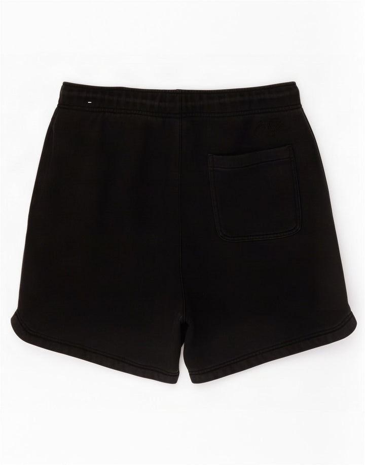 Shorts esportivos masculinos Jordan médio algodão preto