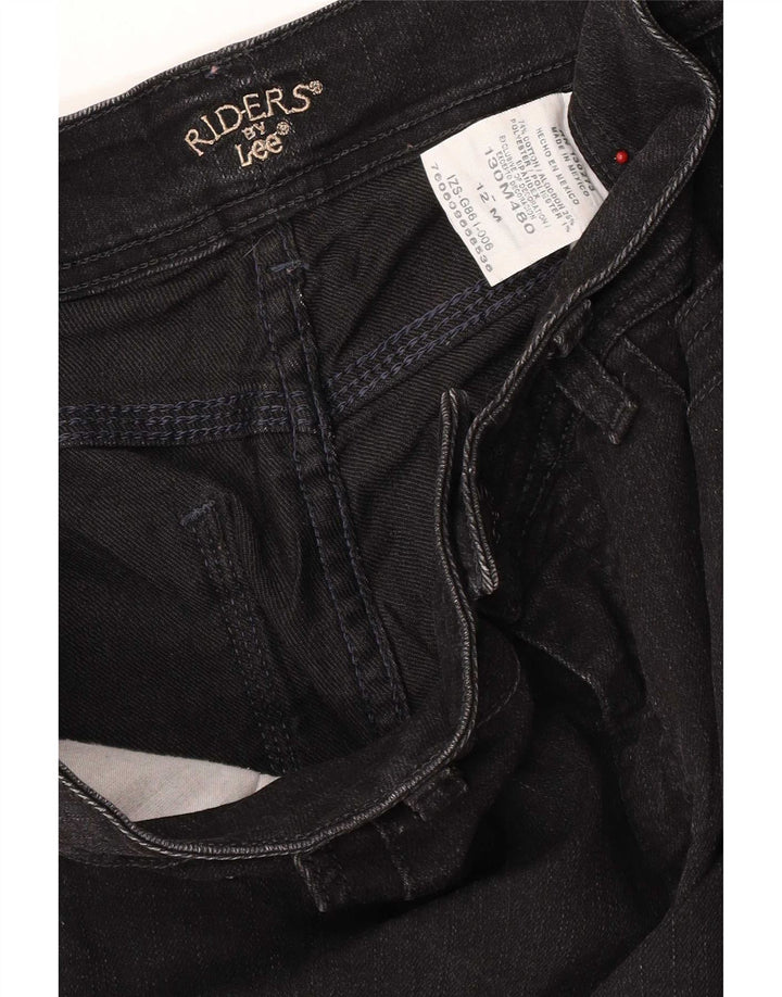 Lee Womens Riders Bootcut Jeans US 12 Large W32 L21 Black Cotton