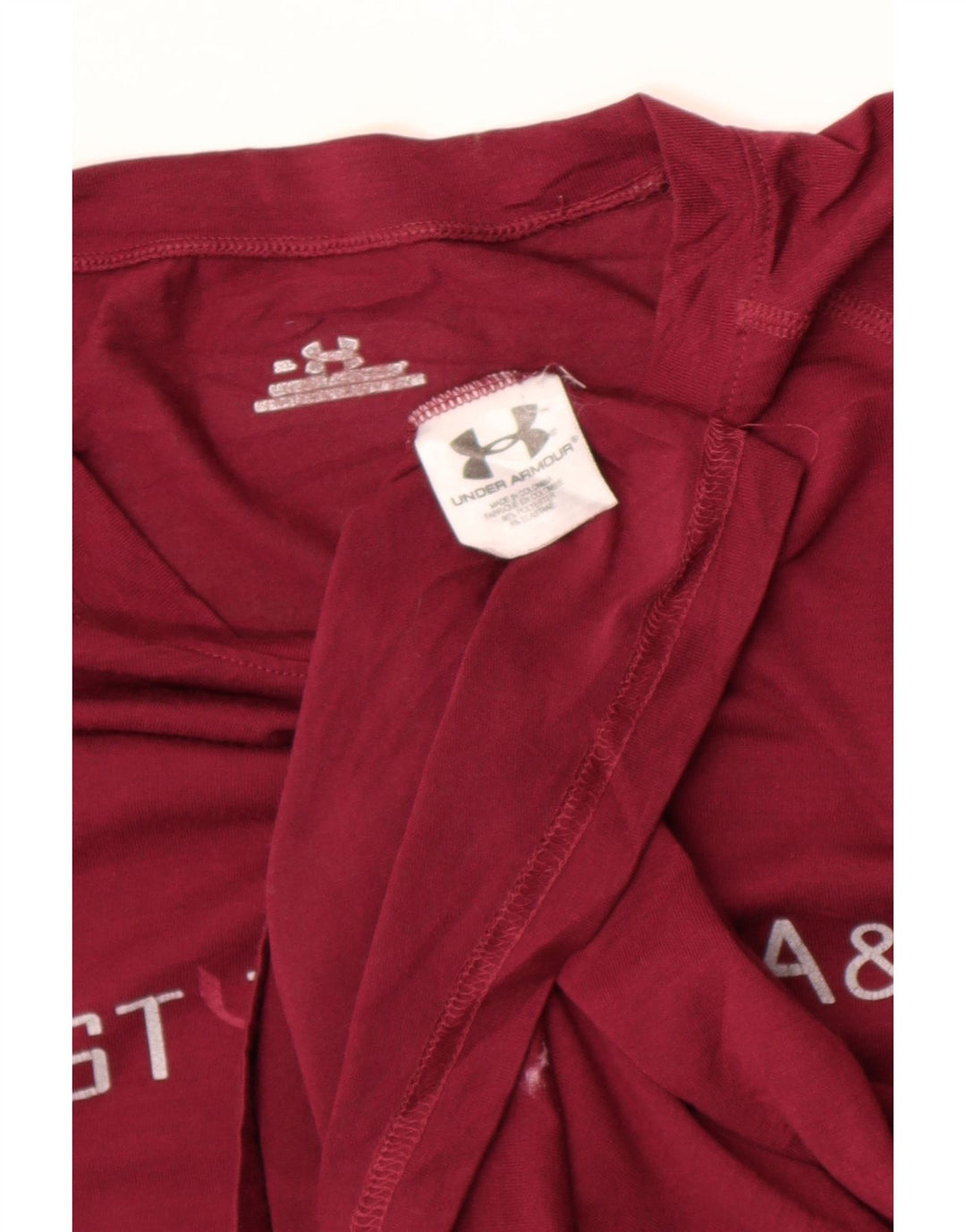 Under Armour Herren Graphic Top Langarm XL Burgund Polyester