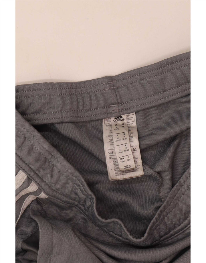 Damskie spodnie dresowe Adidas UK 12/14 Średni szary poliester