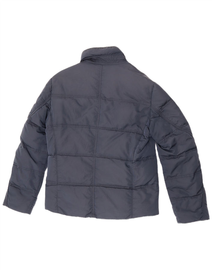 PEUTEREY Mens Padded Jacket UK 36 Small Navy Blue Polyamide
