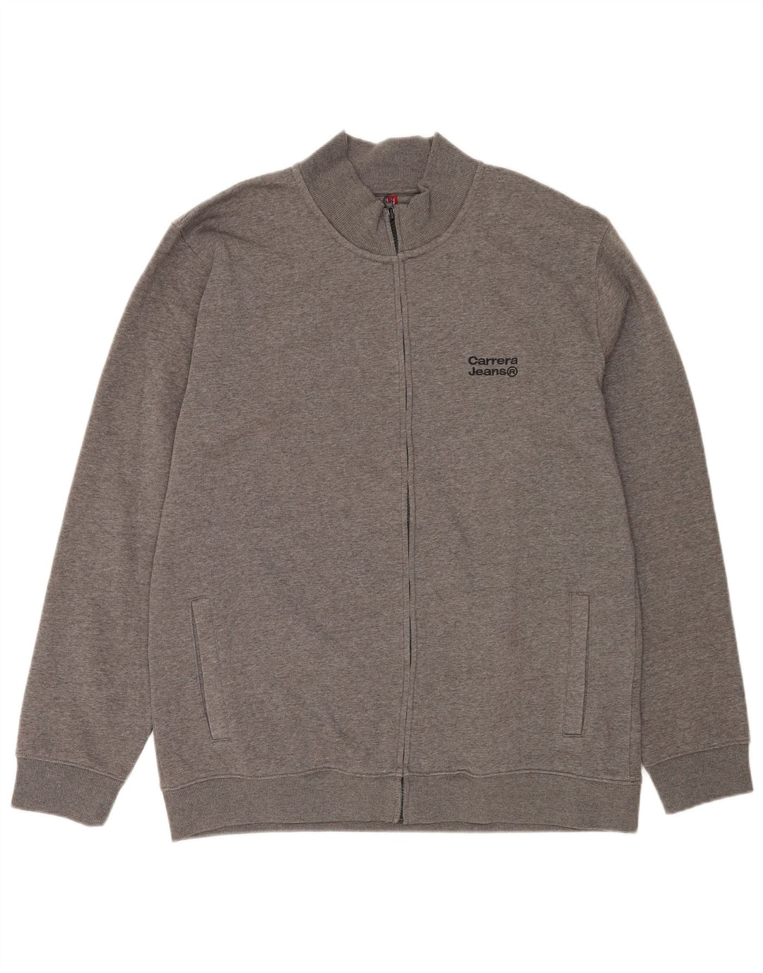 Carrera Mens Tracksuit Top Jacket 2XL Grey Polyester