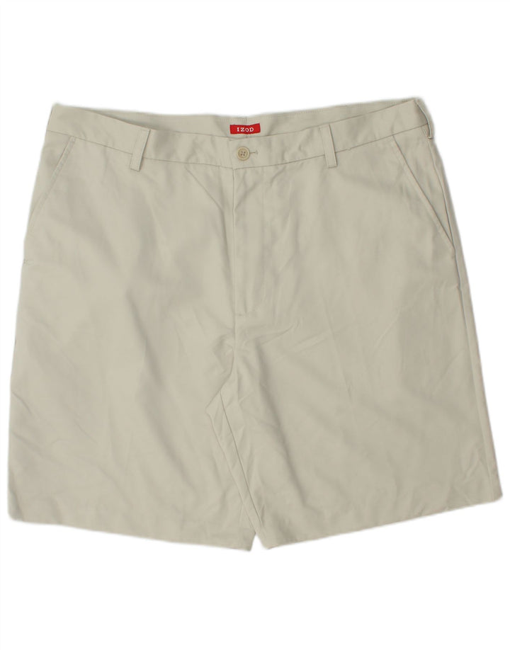Męskie spodenki chino IZOD W40 XL beżowy poliester